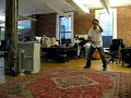 Tossing Strap (the office cat)