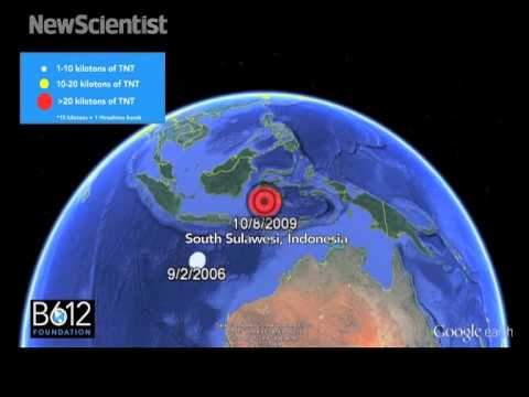 Earth - Full story: http://www.newscientist.com/article/dn25449 The network that monitors for covert nuclear weapons testing helped detect 26 asteroids entering Eart...