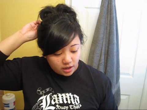 Quick+Easy School Hair: Another Messy Bun + QUICK WAY TO STYLE BANGS Quick+Easy School Hair: Another Messy Bun + QUICK WAY TO STYLE BANGS