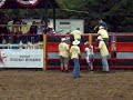 Rodeo Hilter 2008 Wildpferdreiten Zweites Go 1