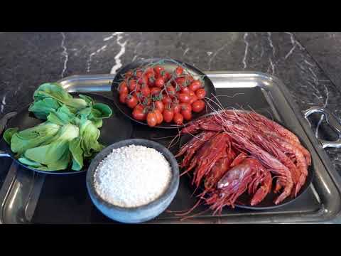 Demonstration of Risotto Acquerello with 'Sicily & Spain' Red Prawn, Swiss Chard and Chives by Chef Angelo Aglianò, Director of TOSCA DI ANGELO, The Ritz-Carlton, Hong Kong