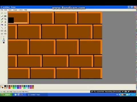 how to draw bricks
