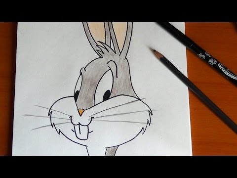 how to draw bugs bunny