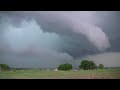 The hail core of the Oklahoma City storm, May 16, 2010