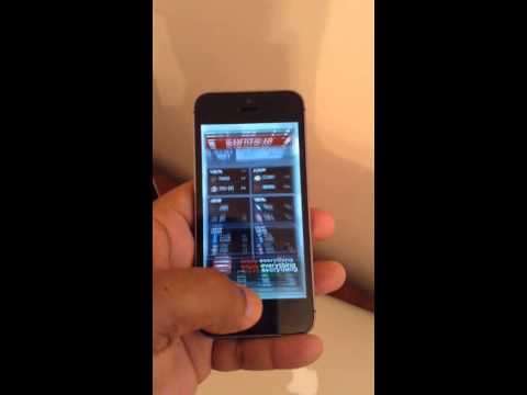 El iPhone 5S muestra el famoso "pantallazo azul de la muerte"