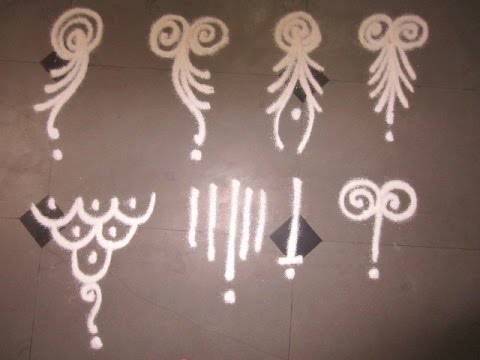 how to draw rangoli