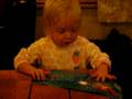 addison dancing with aunt kathy's card