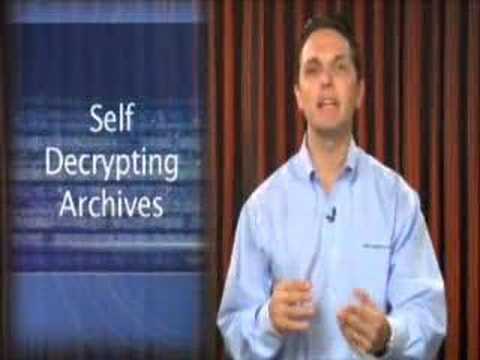 how to open pgp self decrypting archive