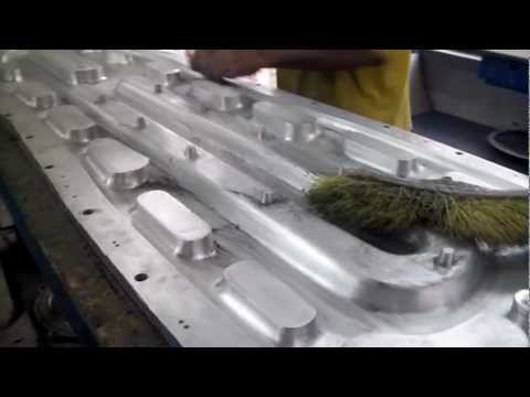 moldes de aluminio - Molde para rotomoldeo de camilla de rescate en aluminio fundido proceso que reduce costos contra fabricacion en cnc www.imocol.com IMOCOL SAS Medellin Calle ...