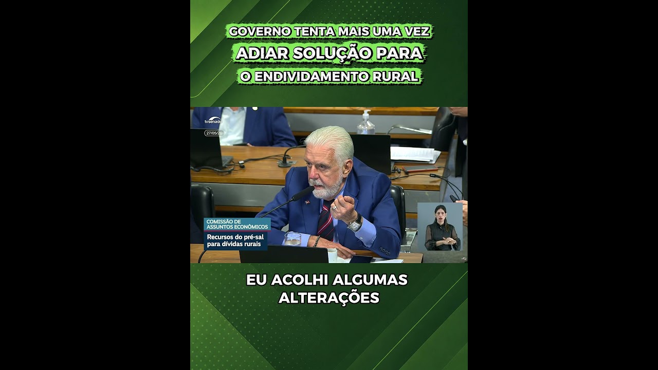 Mais uma tentativa do governo de atrasar a solução para o endividamento!