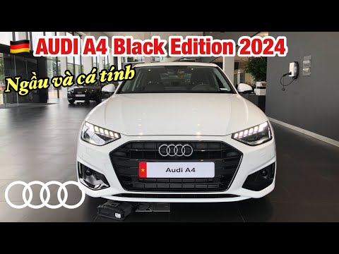 AUDI A4 40 TFSI 2024 Black Edition || Màu Trắng Arkona / nội thất Đen