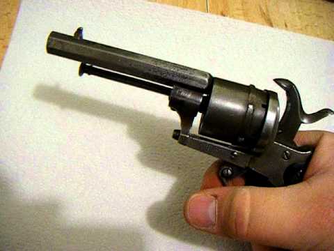 Antique 7mm Pinfire Revolver Pin Fire 8mm 10mm 11mm