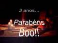 3 anos de Boo na Lua