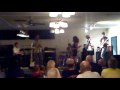 Faye Morgan strutting her stuff for Viv Coopers Memorial event