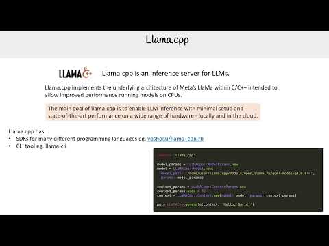 Llama.cpp - GenAI Essentials