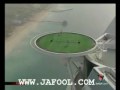 Federer and Agassi on the worlds highest tennis court