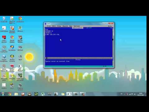 how to draw a line in qbasic