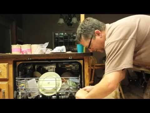 how to drain dishwasher for winter