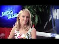 'the rum diary' beauty amber heard stops by the young hollywood studio for a 