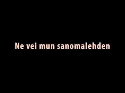Ne vei mun sanomalehden - YouTube