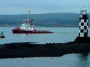 Clyde tugs at dusk
