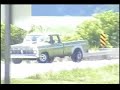 While I was screwing around with these tires that are for a '75 four wheel drive I had to leave my mark on the highway in front of my house.