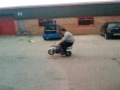 Arrom on or shoud I say off the mini moto! Must c!