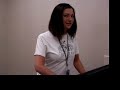 Cheryl Walks on Treadmill 6-27-08