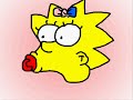 how to draw maggie simpson