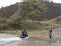 bruno atravessar ribeira odelouca, pequeno tro�o 2a etapa dakar 2008