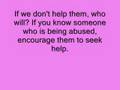 Help Stop the Violence (Warning: some disturbing images)