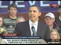 Barack Obama in New Hampshire Jan 04, 2008