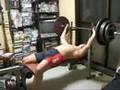 Samurai Break: bench press failure137kg(302lb)