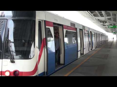 BTS - Bangkok Mass Transit System (BTS) Sky Train HD Video. Sony SR10E, AVCHD Files.