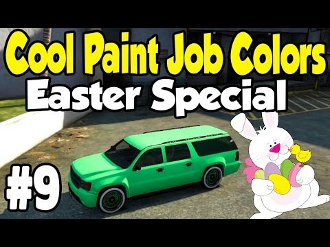 job - GTA ONLINE AWESOME PAINT JOB GUIDE #9. Today, I show you guys 6 awesome modded