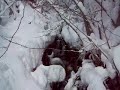 A small stream in Snow -Flora Lake Trail A small stream in Snow -Flora Lake Trail