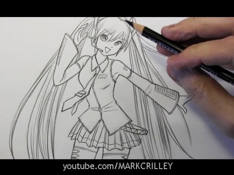 how to draw hatsune miku