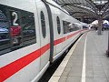 ICE 3 Ausfahrt Köln Hbf / Cologne Centralstation ICE 3 Ausfahrt Köln Hbf / Cologne Centralstation