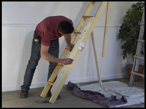 how to fit a b&q loft ladder