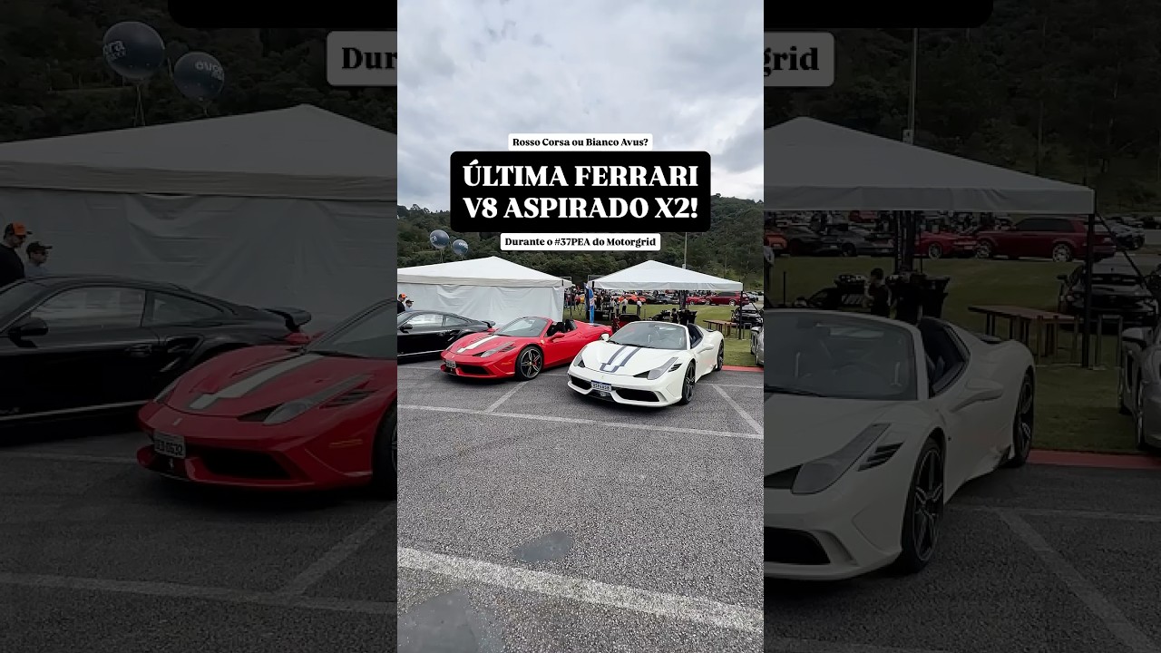 ÚLTIMA FERRARI V8 ASPIRADO X2!