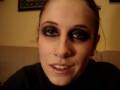videos de Make up morado rojo y negro