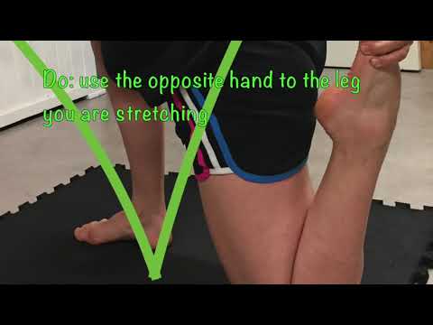 How to… stretch your quads