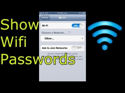 how to check wifi password on iphone