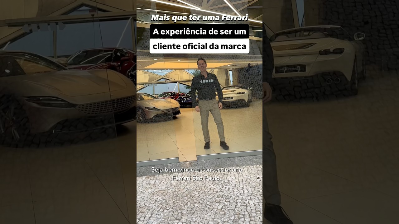 Mais que uma Ferrari. a experiência de ser um cliente oficial da marca