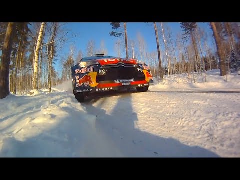 rally - A lot of WRC drivers started in Rally Finnskog this weekeend, as a test before Rally Sweden next week. Here are highlights from the 4 stages and a service, c...