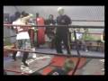 Yassin In White Top - Amateur Thai Boxing Fight.
