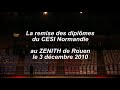 3 décembre 2010 : remise des diplômes du Cesi au Zénith de Rouen