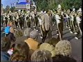 The West High School Entertainment Unit (Torrance, CA) performs in the Pasadena Tournament of Roses Parade on New Year's Day, 1992.