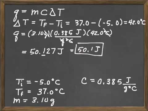 how to calculate heat capacity