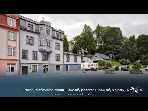 Video Prodej domu se 4 byty – 932 m² + komerční prostor, sklady a garáž, pozemek 1 353 m², Vejprty